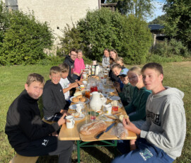 Zelten im Pfarrgarten Ramsau